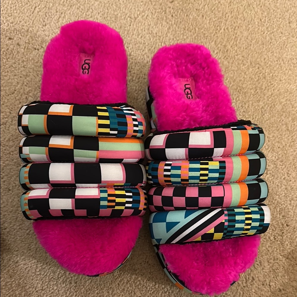 UGG Women's Multicolor Slide Sandals